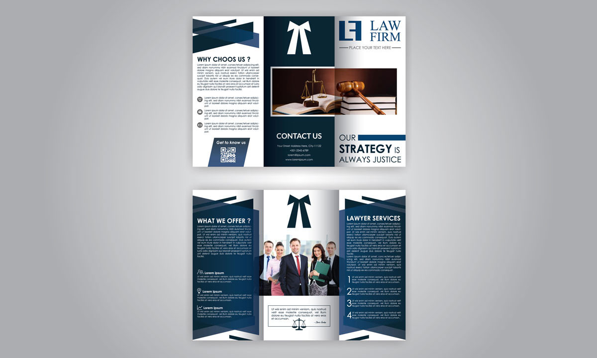 legal brochure design