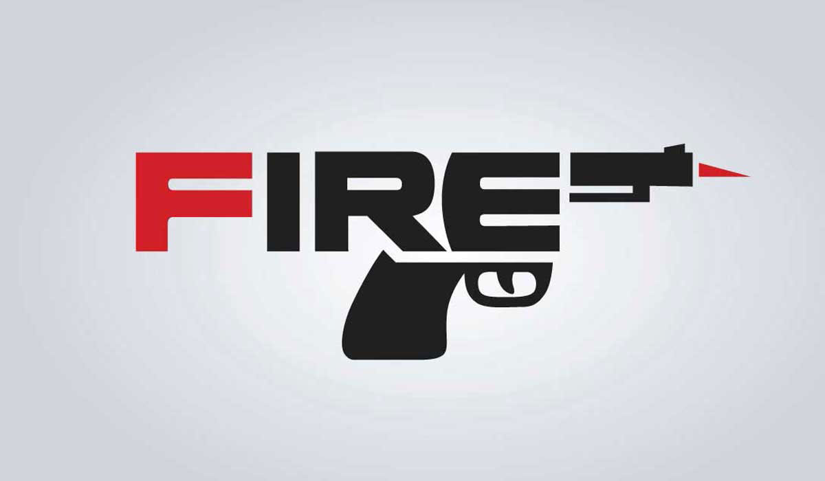gunfire logo design