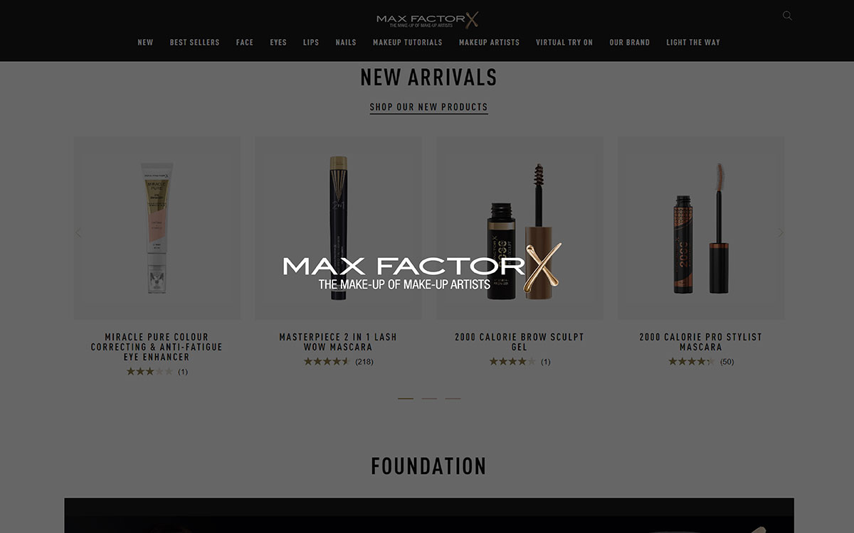 max factor website