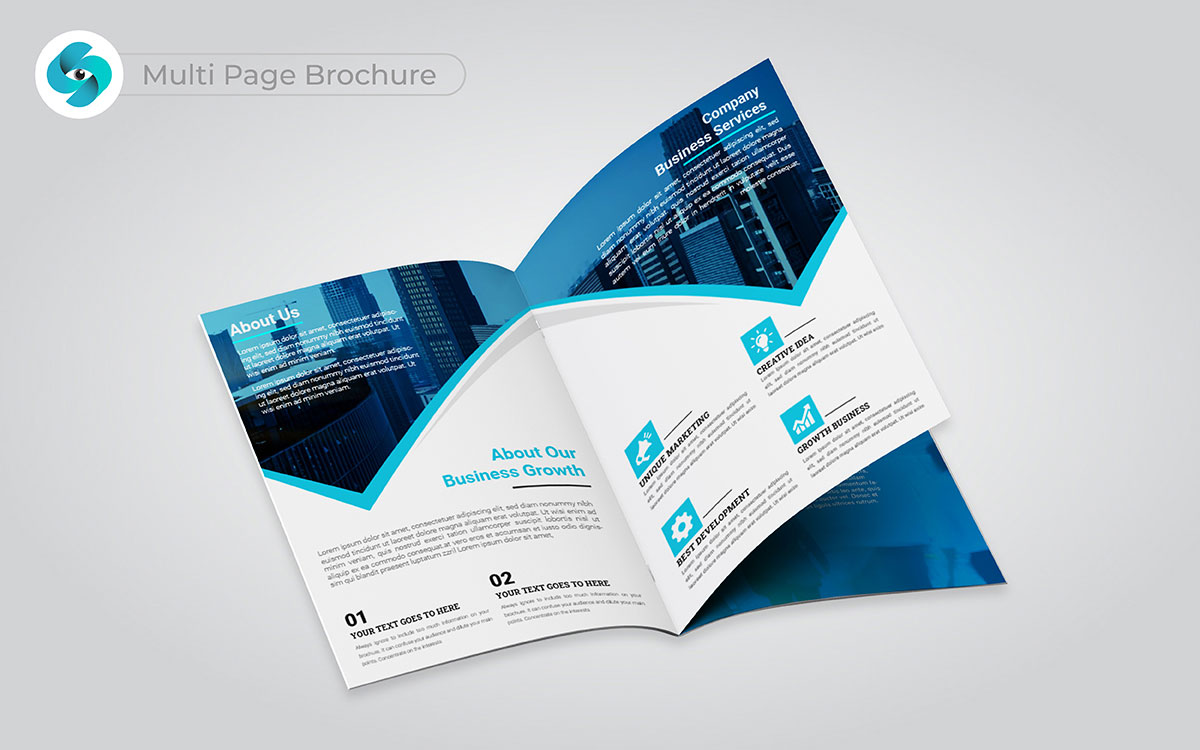 multi page brochure design ideas