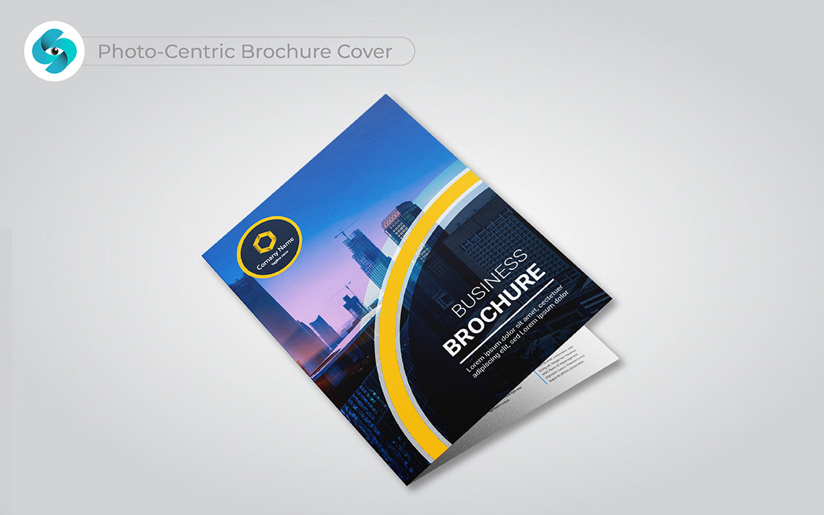 photo centric brochure design ideas