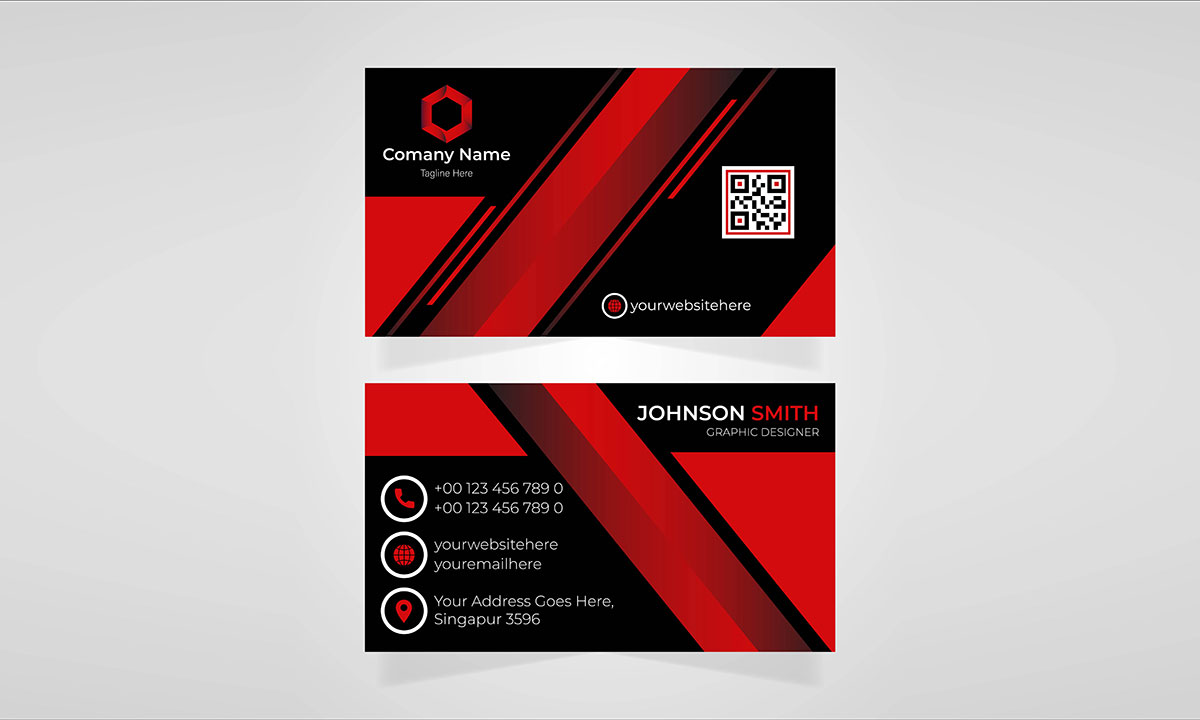 photographer business card design