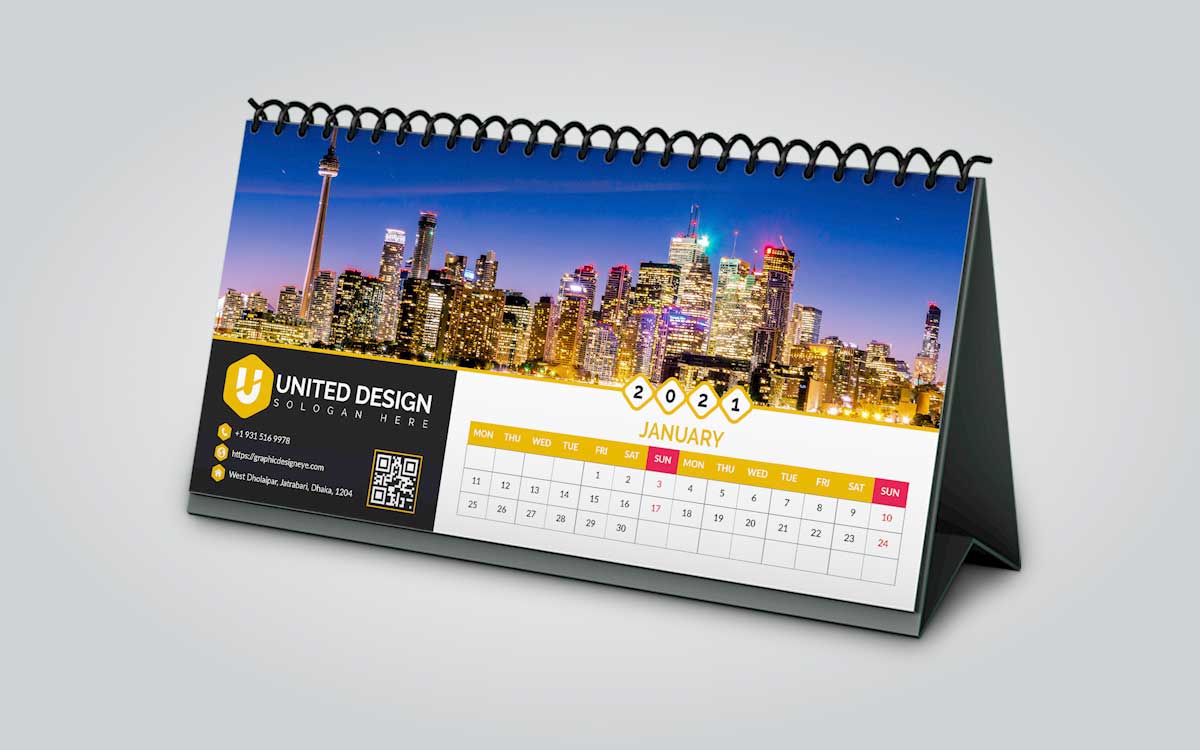 Corporate calendar design