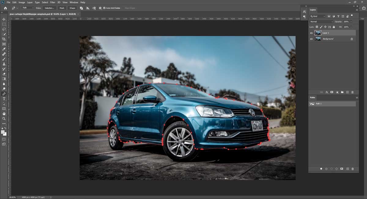 how can I edit my car photo