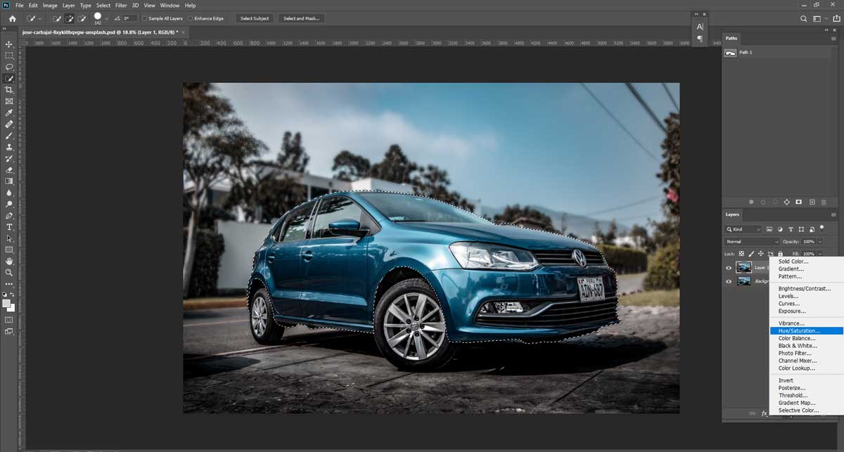 how can I edit my car photo