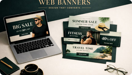 web banners design