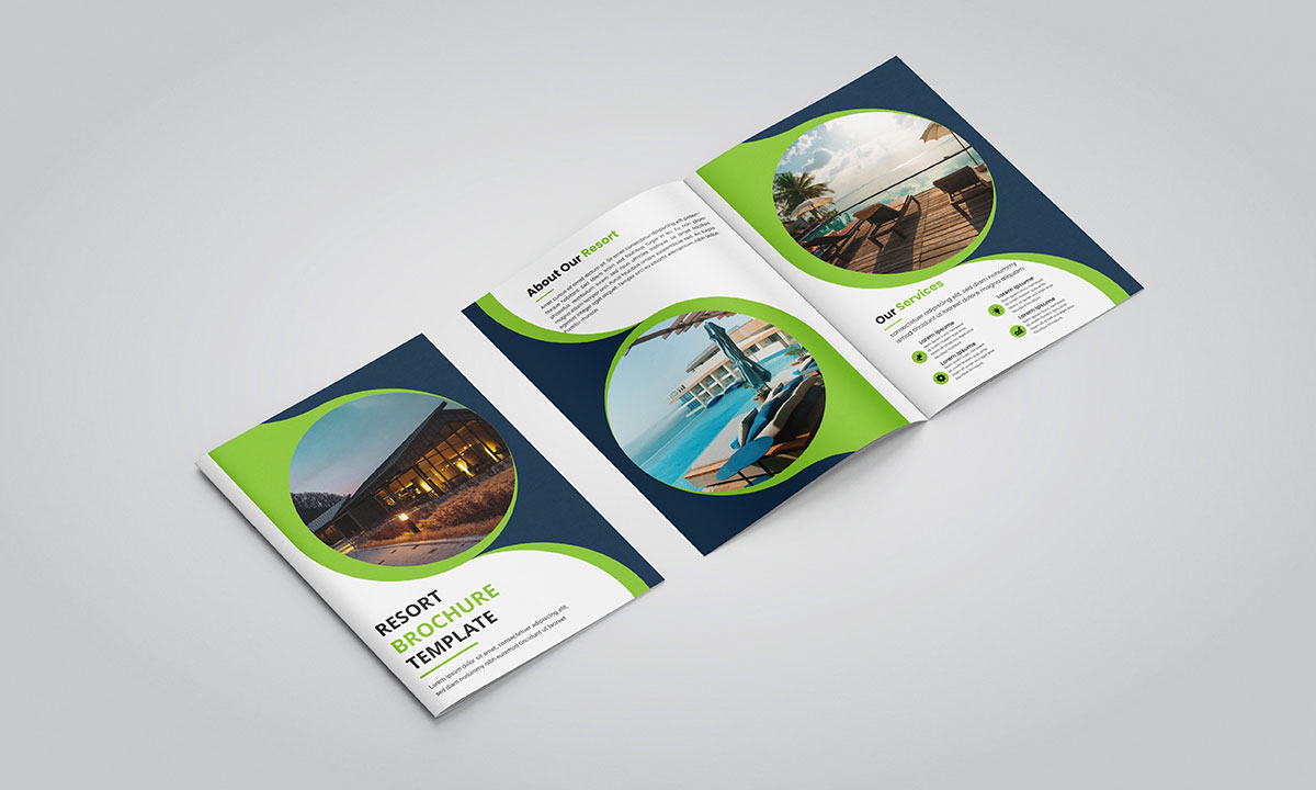 resort brochure design
