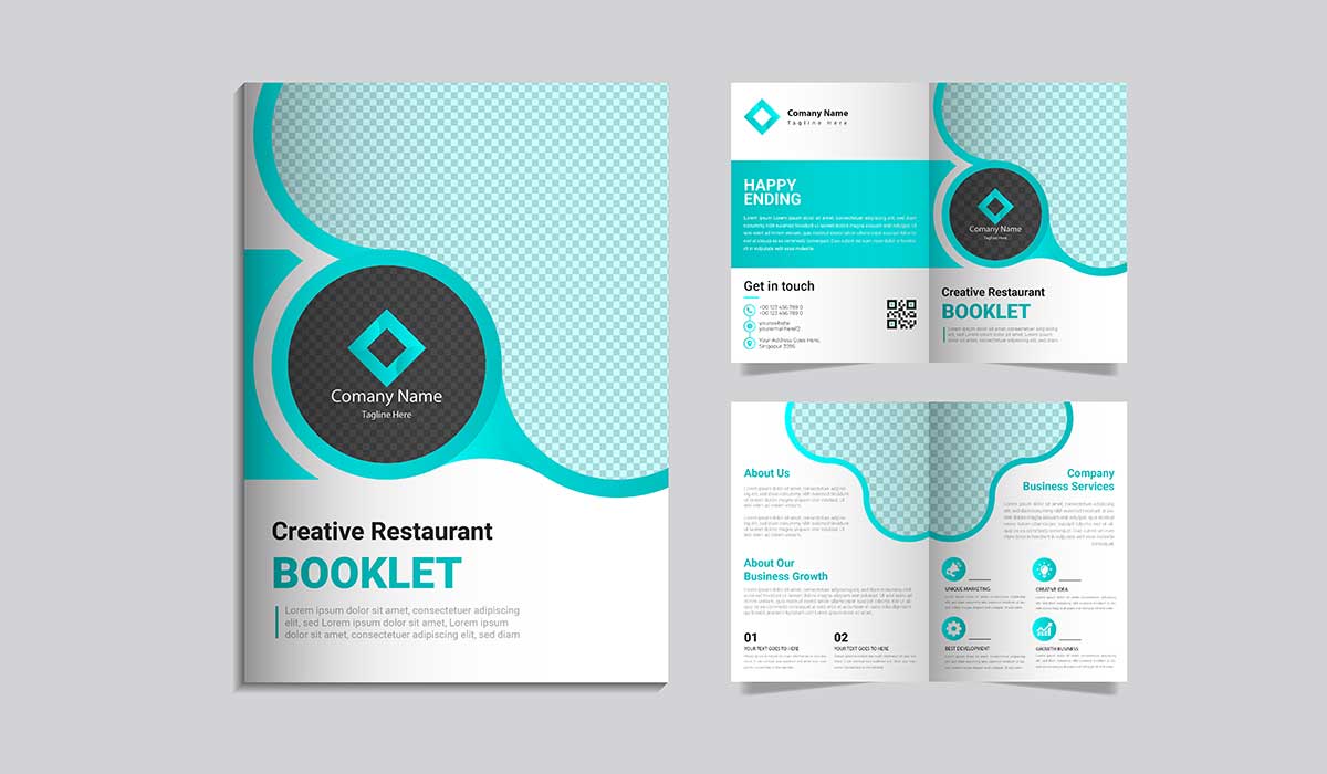 restaurant booklet design