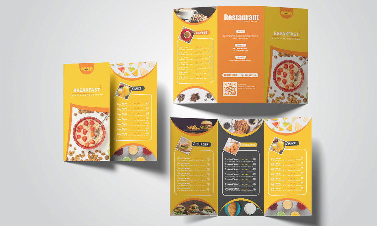 restaurant brochure