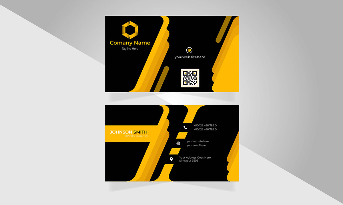 shop business card design