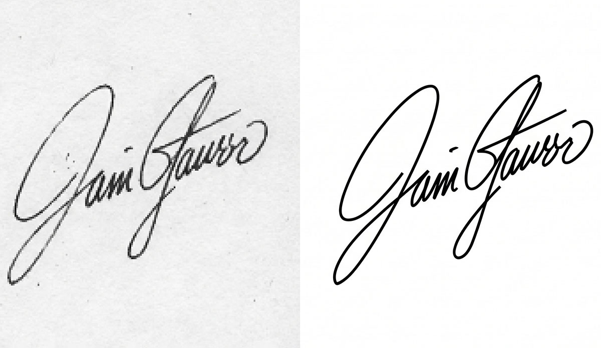 Signature to vector conversion service