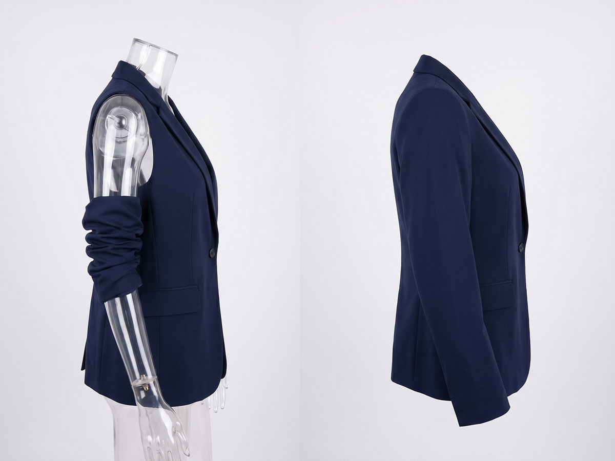 Sleeve joint ghost mannequin sleeve joint ghost mannequin