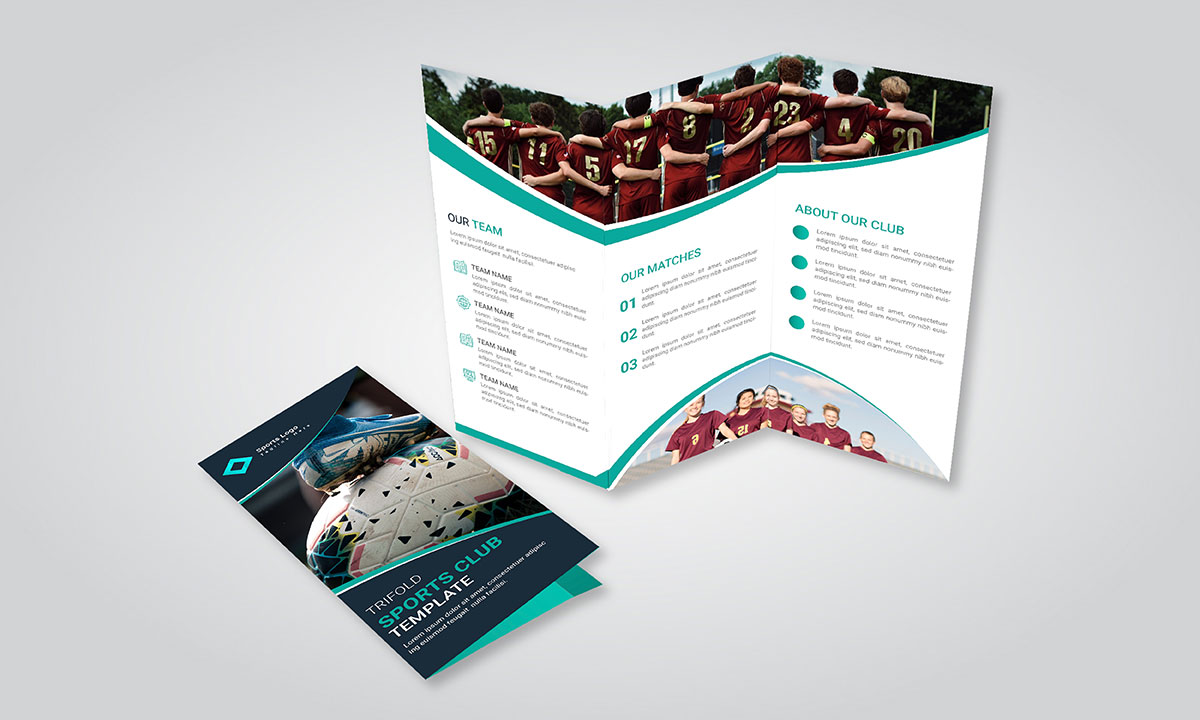 sports brochure design