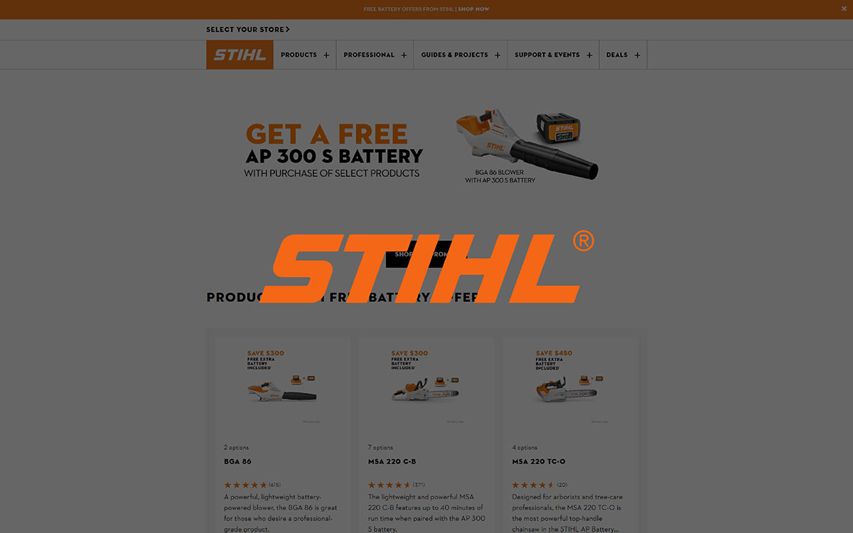 stihl website