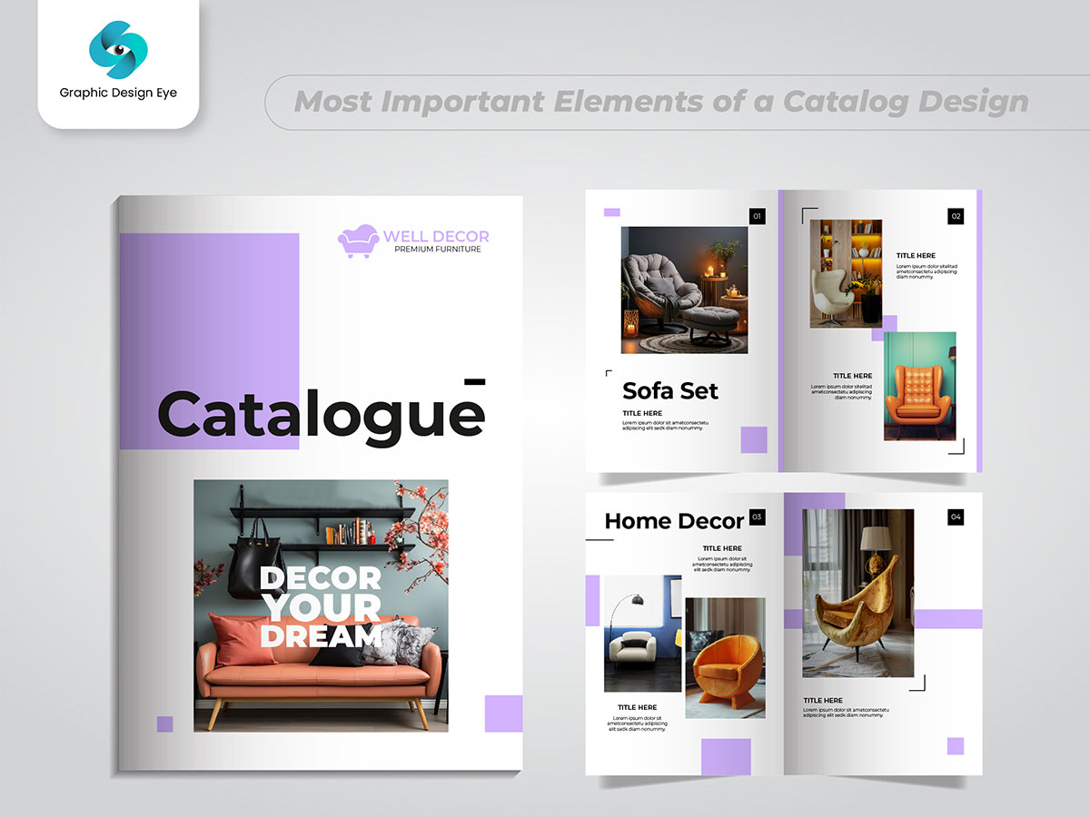 the most important elements of a catalog design