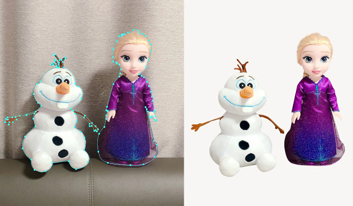 toy photo clipping path