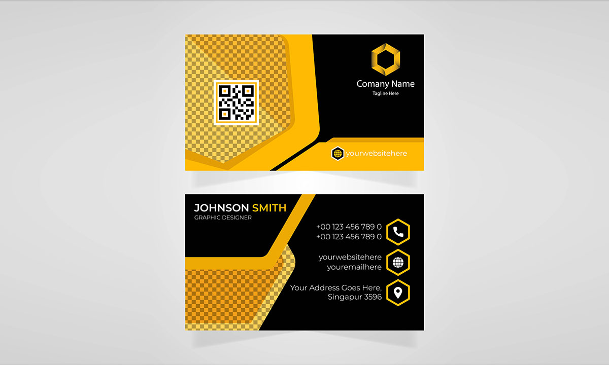 training institute business card design