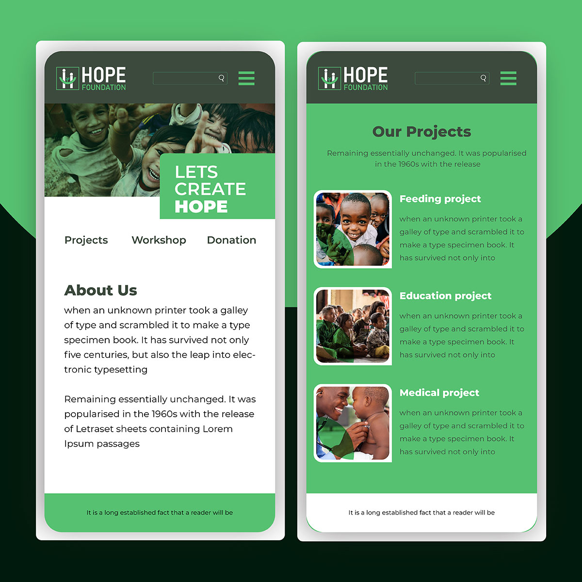website design for nonprofits