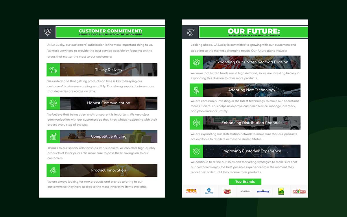 La Lucky case study for design