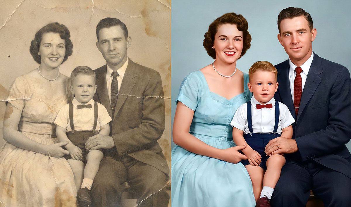Faded Photo Restoration faded photo restoration service