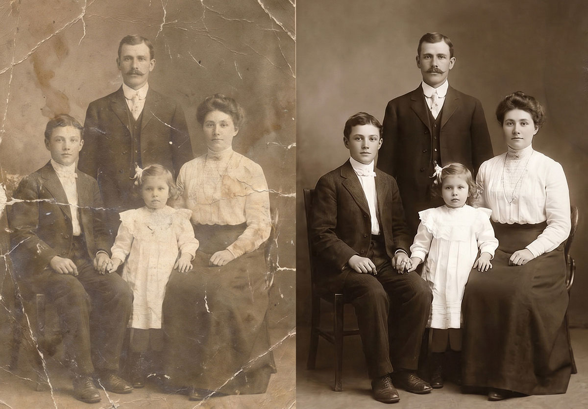 Historical Photo Restoration photo restoration service